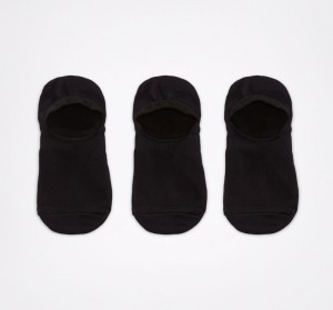 Converse 3-Pack Microfiber Nylon Liner Socks Noir | YP2419853