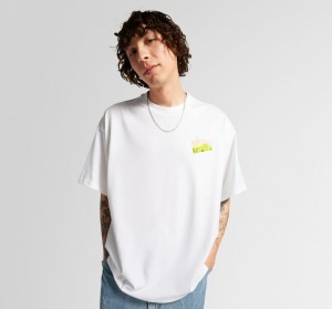 Converse All Star Mountain Remix T-Shirt Blanche | GU1634920