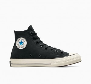 Converse Chuck 70 Daim Noir Bleu | VT4052938