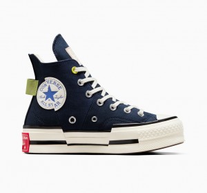 Converse Chuck 70 Plus Heel Loop Bleu Marine Noir | BL2403689