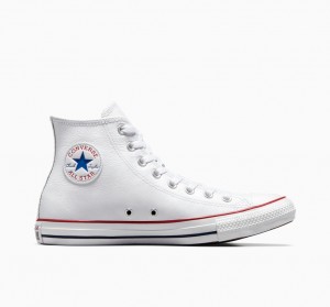 Converse Chuck Taylor All Star Cuir Blanche | QP9407258