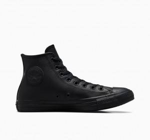 Converse Chuck Taylor All Star Cuir Noir | OQ3648529