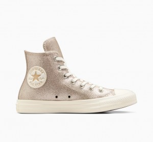 Converse Chuck Taylor All Star Glitter Doré Clair | GV7924381