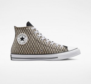 Converse Chuck Taylor All Star Herringbone Noir Blanche | IZ8507631