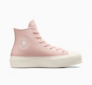 Converse Chuck Taylor All Star Lift Plateforme Bold Stitch Rose Rose | HS8056714