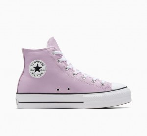 Converse Chuck Taylor All Star Lift Plateforme Excess Materials Blanche Noir | AK3678259