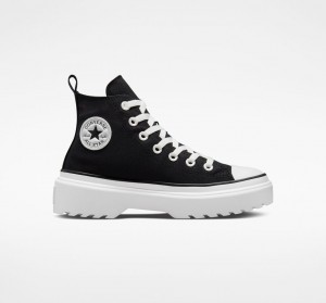 Converse Chuck Taylor All Star Lugged Lift Plateforme Tela Noir Noir Blanche | LX9870143