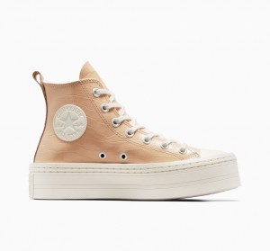 Converse Chuck Taylor All Star Modern Lift Plateforme Embossed Epic Dune / Epic Dune / Egret | NP3685409