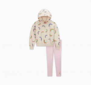 Converse Rainbow Hoodie & Leggings Set Rose | DH5067243