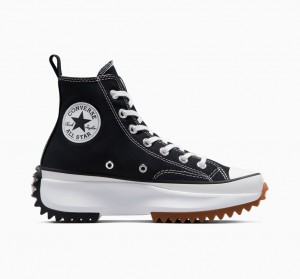 Converse Run Star Hike Plateforme Noir Blanche | JC1258609