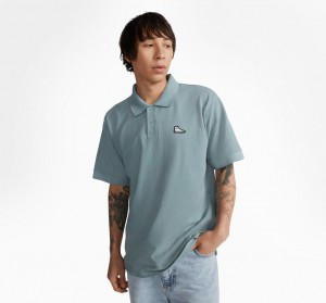 Converse Shoe Patch Polo Shirt Grise | MF0875143