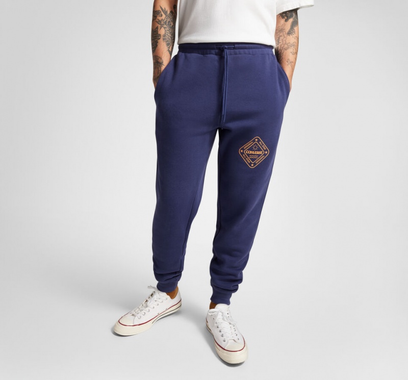 Converse All Star D\'hiver Graphique Sweatpant Bleu | HF1290875