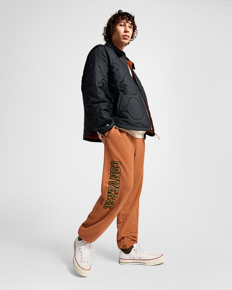 Converse All Star Logo Sweatpant Tawny Owl | EW1704296