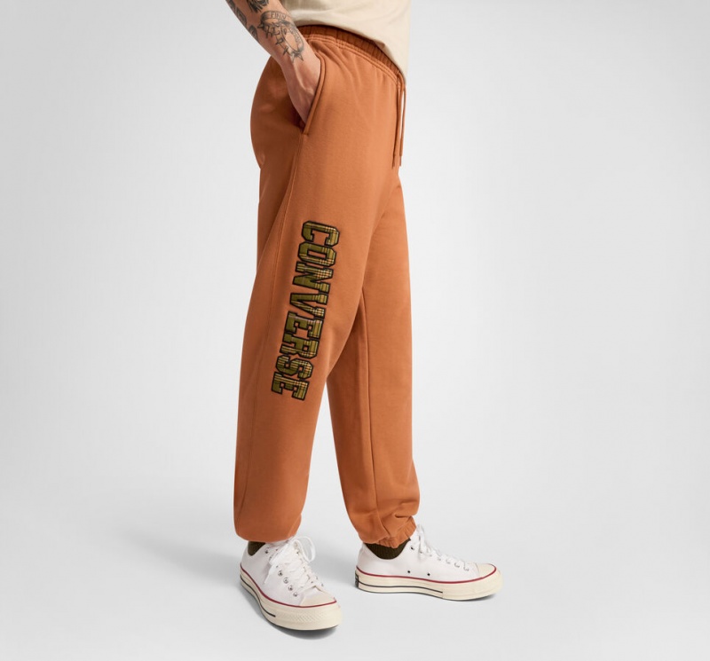 Converse All Star Logo Sweatpant Tawny Owl | EW1704296