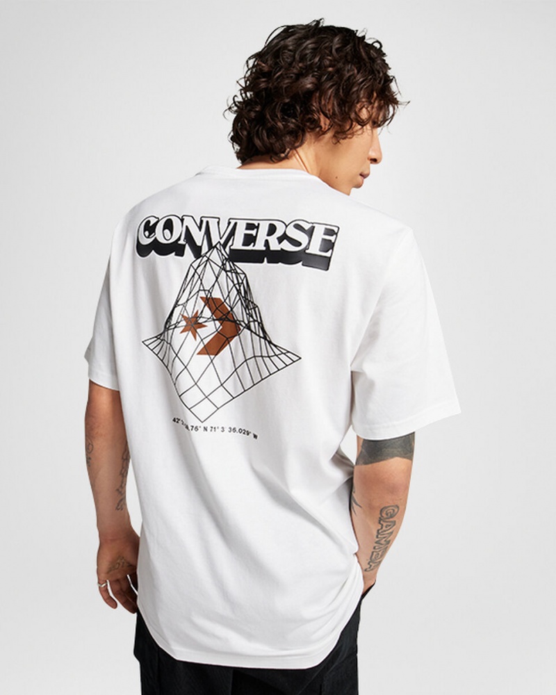 Converse All Star Mountain T-Shirt Blanche | WI8291640