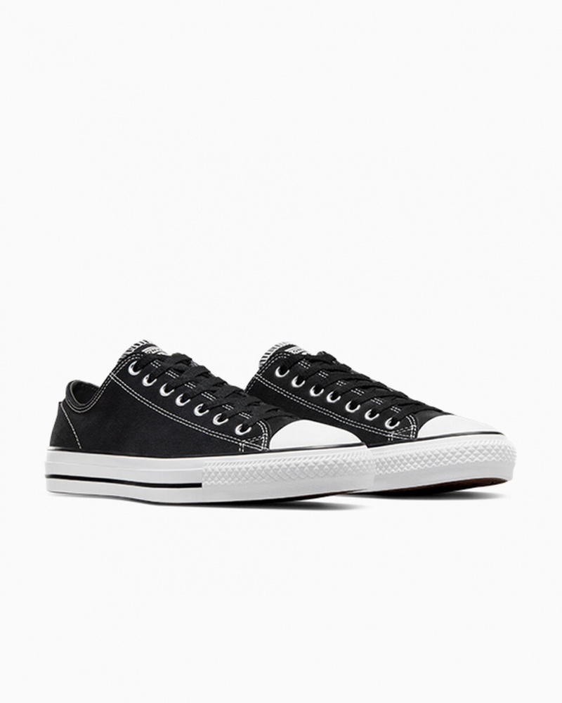 Converse CONS Chuck Taylor All Star Pro Daim Noir Noir Blanche | JG0735961