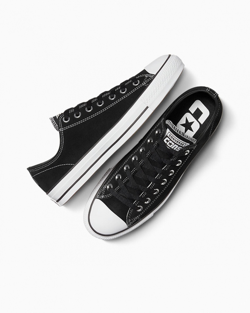 Converse CONS Chuck Taylor All Star Pro Daim Noir Noir Blanche | JG0735961