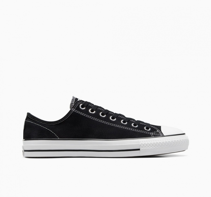 Converse CONS Chuck Taylor All Star Pro Daim Noir Noir Blanche | JG0735961