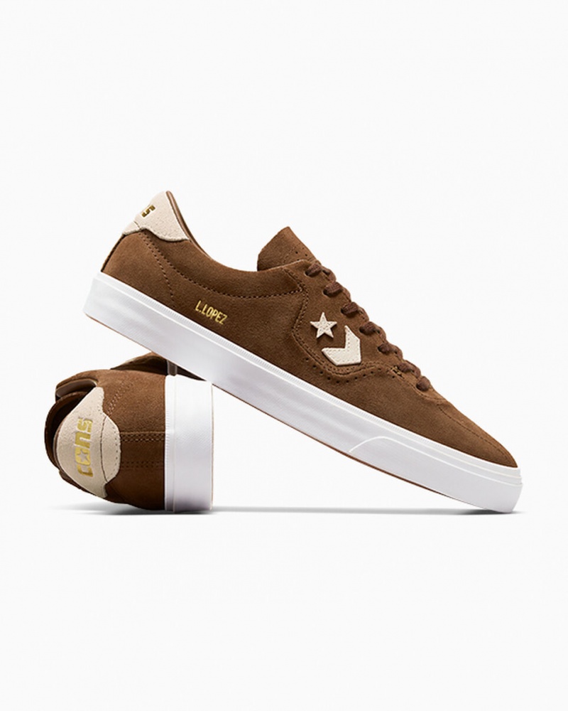 Converse CONS Louie Lopez Pro Daim Marron | TC2053487