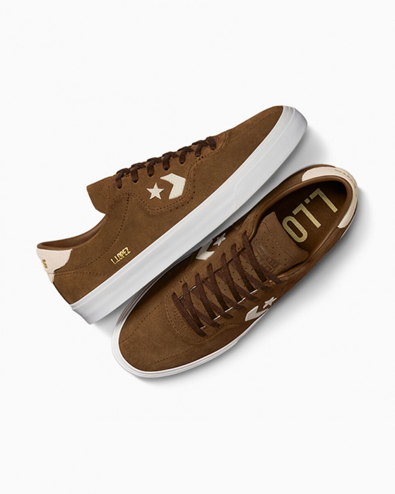 Converse CONS Louie Lopez Pro Daim Marron | DK8473160