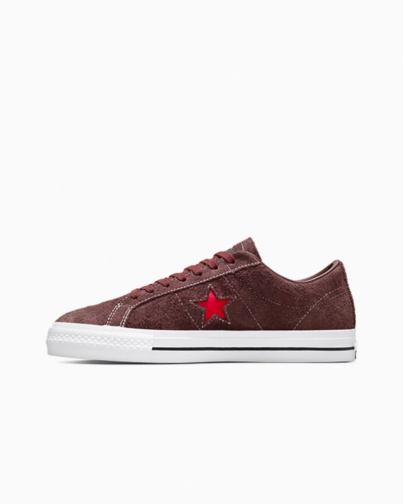 Converse CONS One Star Pro Marron Blanche Rouge | CZ5970342