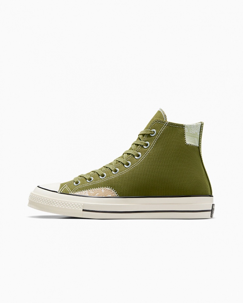 Converse Chuck 70 Crafted Ollie Patch Vert Vert | WF0517492