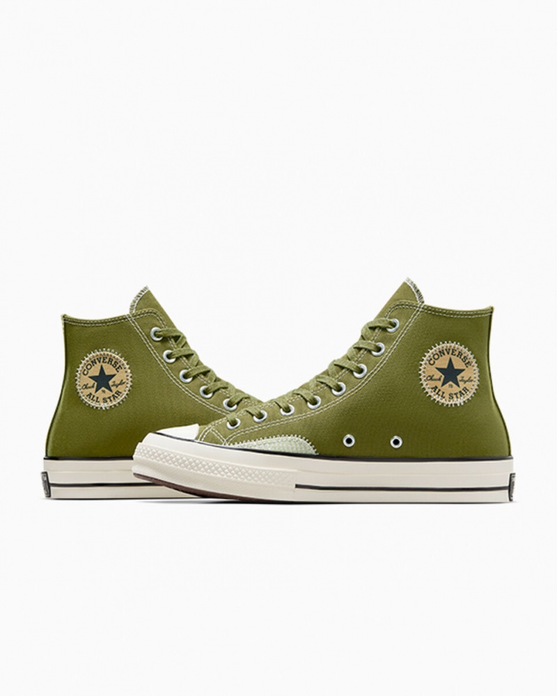 Converse Chuck 70 Crafted Ollie Patch Vert Vert | WF0517492