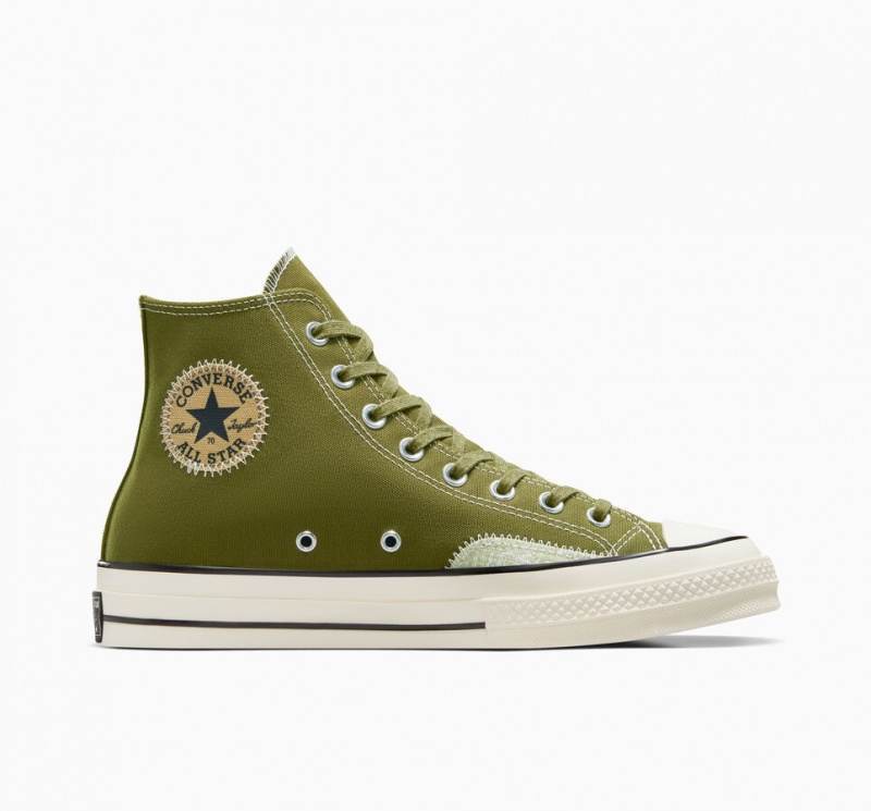 Converse Chuck 70 Crafted Ollie Patch Vert Vert | WF0517492