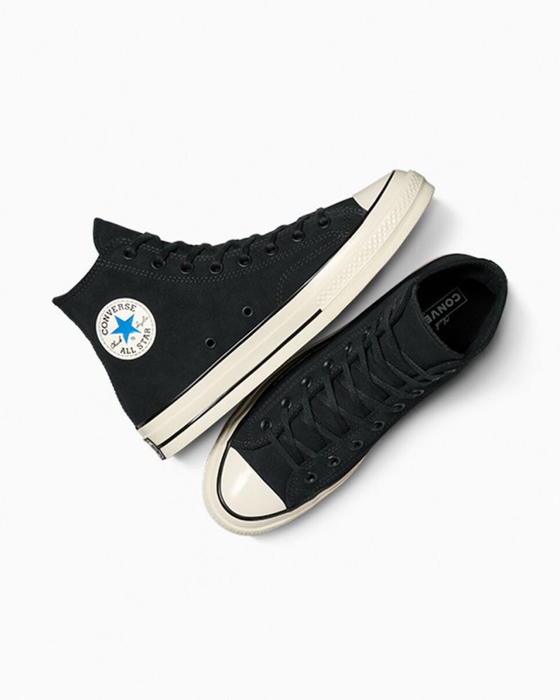 Converse Chuck 70 Daim Noir Bleu | VT4052938