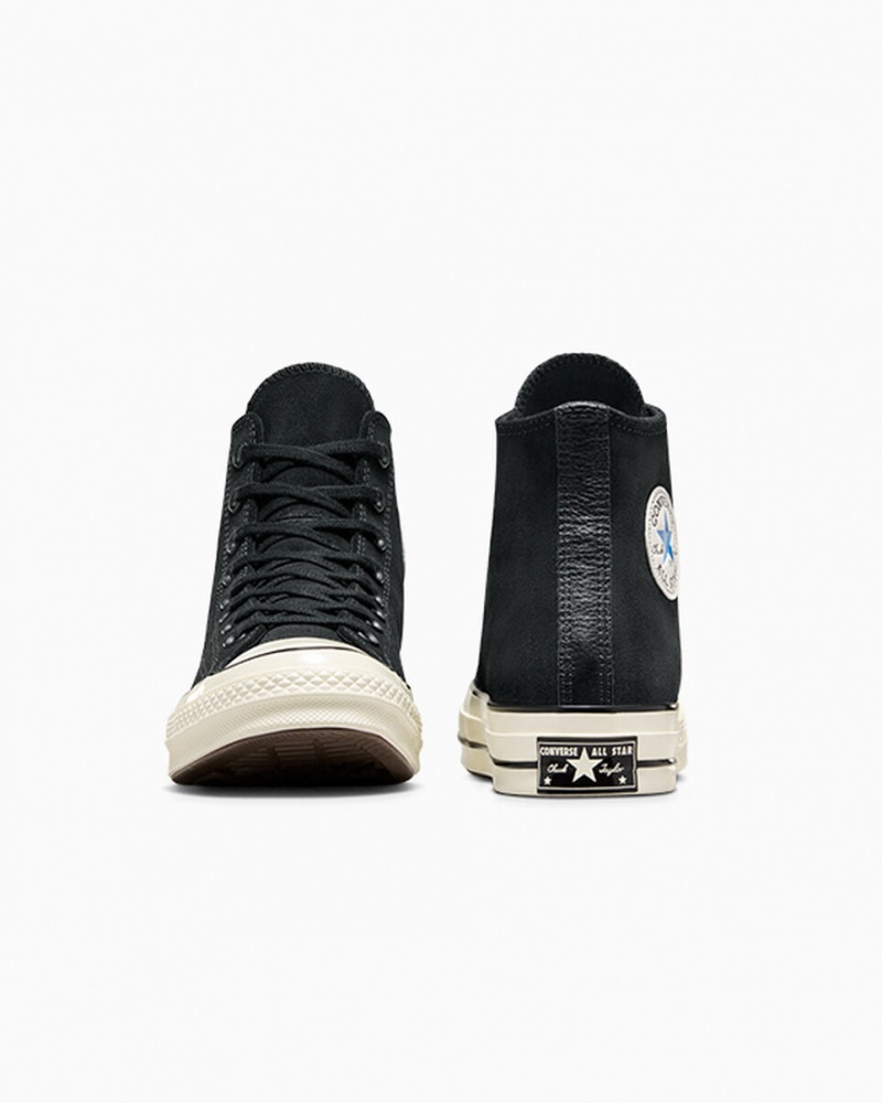 Converse Chuck 70 Daim Noir Bleu | VT4052938