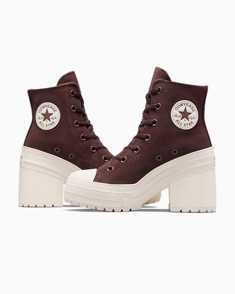 Converse Chuck 70 De Luxe Heel Daim Marron | VY7124569