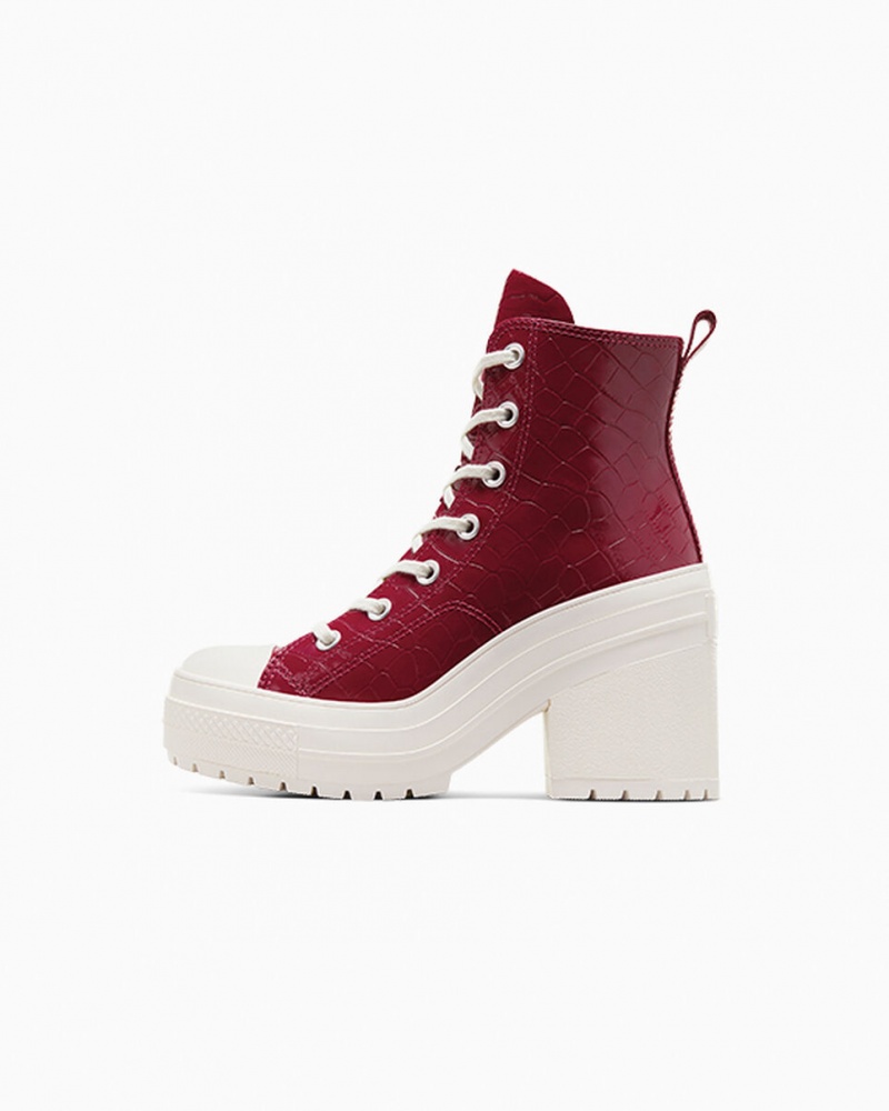 Converse Chuck 70 De Luxe Heel Embossed Cabernet / Cabernet / Egret | SC6319547