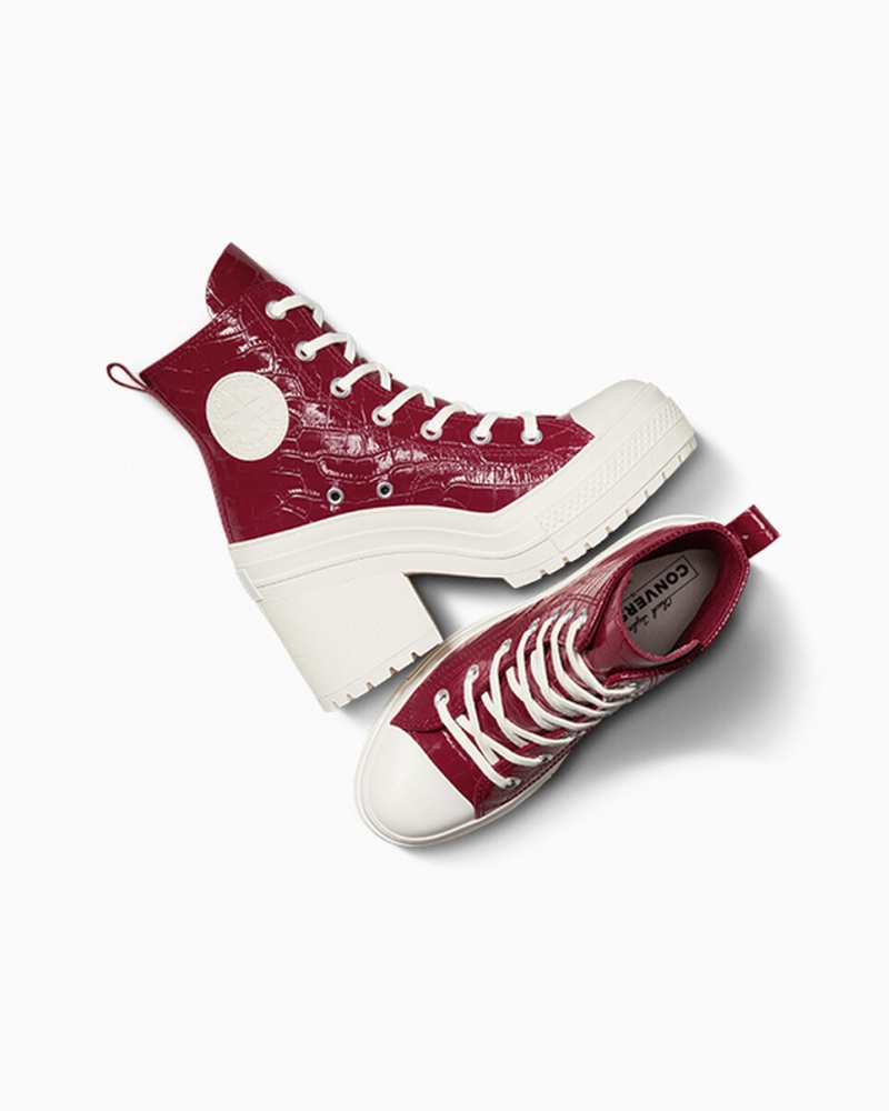 Converse Chuck 70 De Luxe Heel Embossed Cabernet / Cabernet / Egret | SC6319547