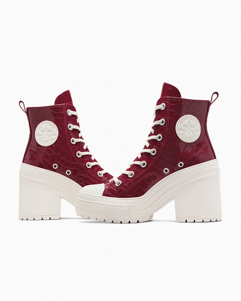 Converse Chuck 70 De Luxe Heel Embossed Cabernet / Cabernet / Egret | SC6319547