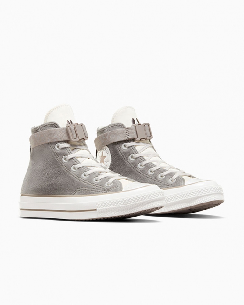 Converse Chuck 70 Dog Inspired Grise Blanche | WO0724651