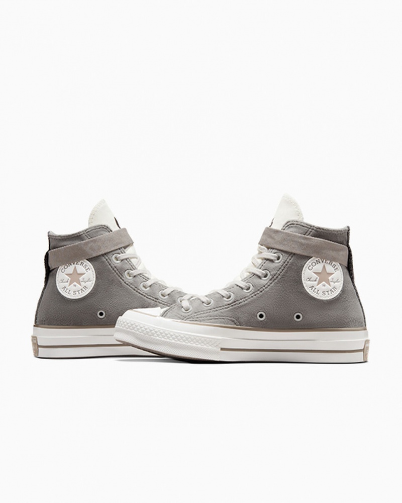 Converse Chuck 70 Dog Inspired Grise Blanche | WO0724651