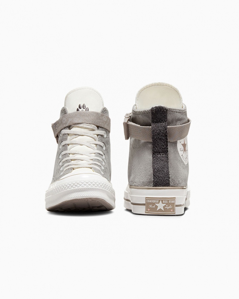 Converse Chuck 70 Dog Inspired Grise Blanche | WO0724651