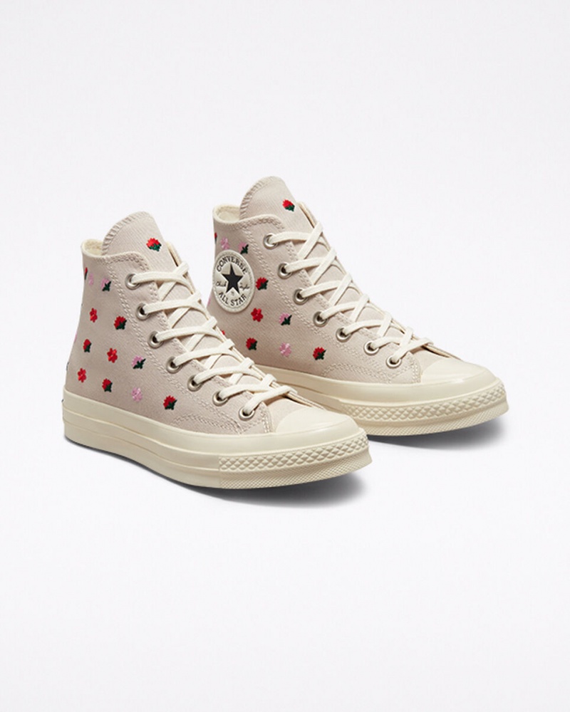 Converse Chuck 70 Floral Embroidery Sable | UE5983276