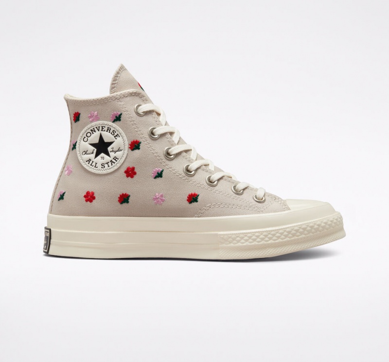 Converse Chuck 70 Floral Embroidery Sable | UE5983276