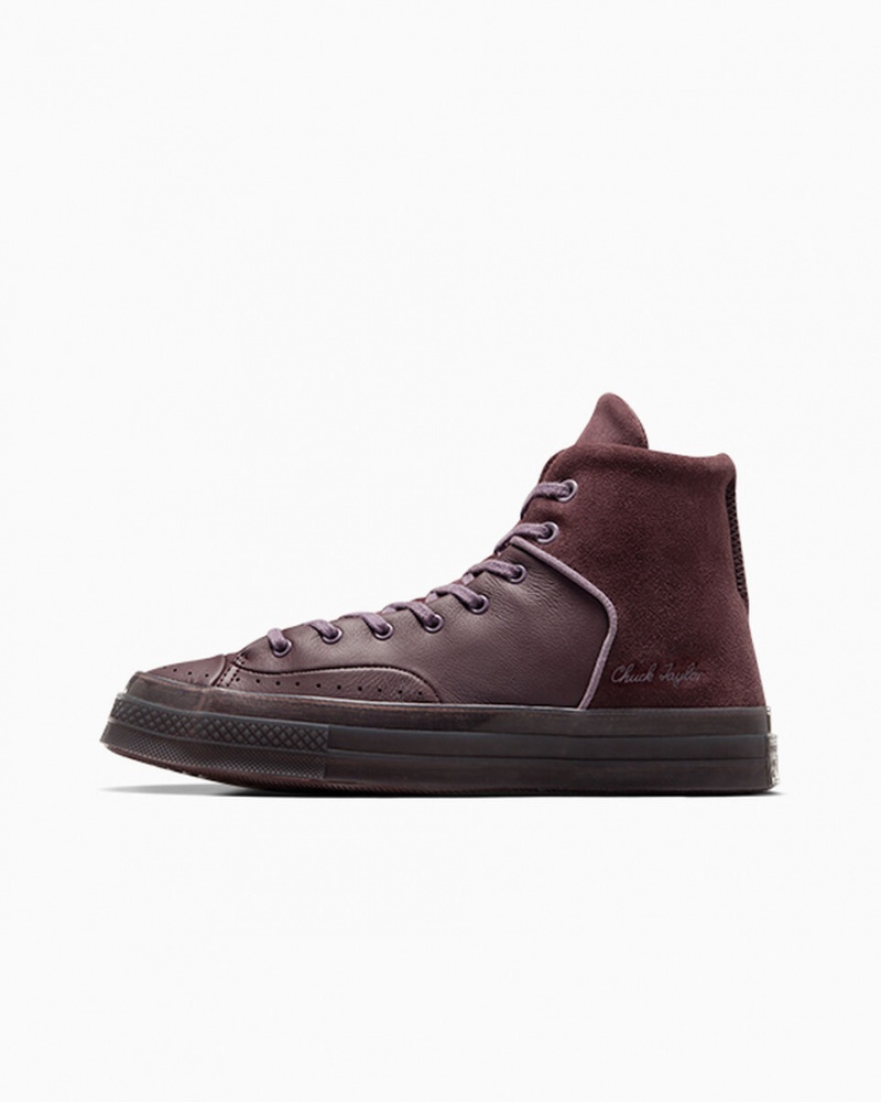 Converse Chuck 70 Marquis Cuir Grise | HT6512483