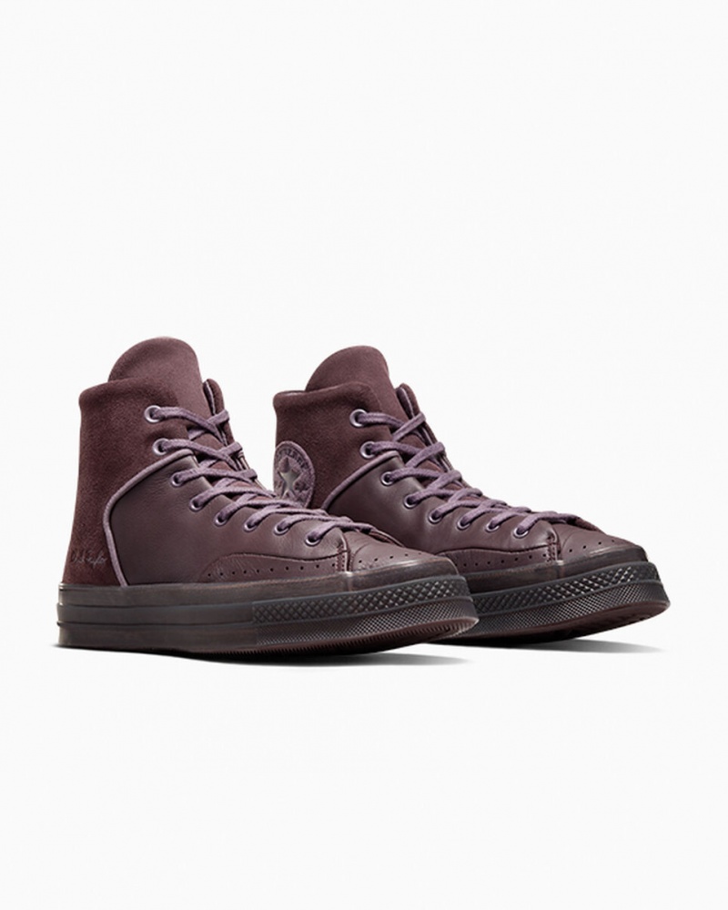 Converse Chuck 70 Marquis Cuir Grise | HT6512483