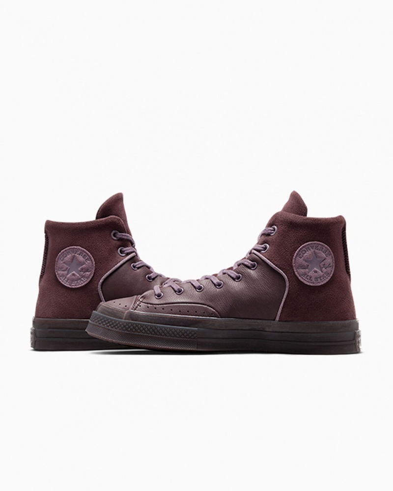 Converse Chuck 70 Marquis Cuir Grise | HT6512483