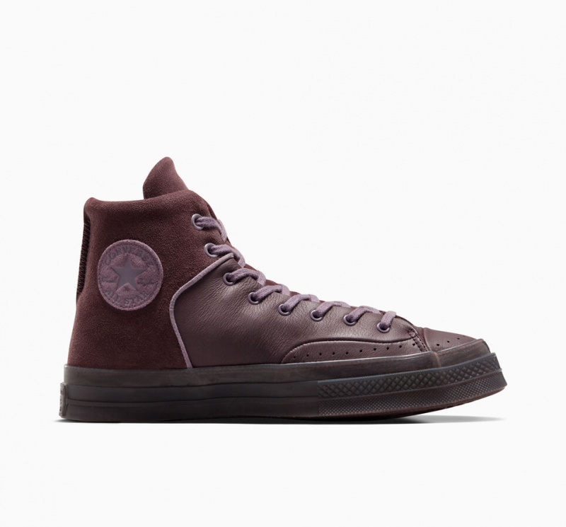 Converse Chuck 70 Marquis Cuir Grise | HT6512483