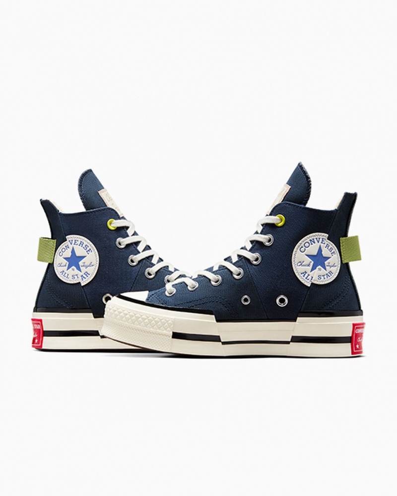 Converse Chuck 70 Plus Heel Loop Bleu Marine Noir | LJ4706931