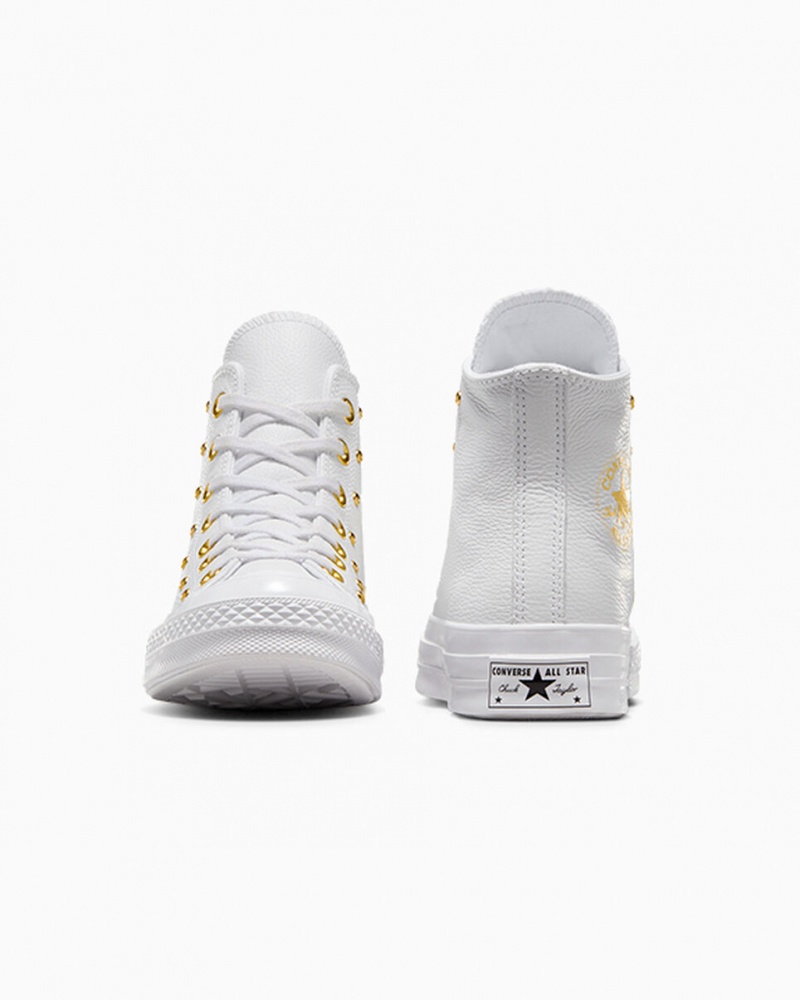 Converse Chuck 70 Star Studded Blanche Blanche Doré | EZ0825164