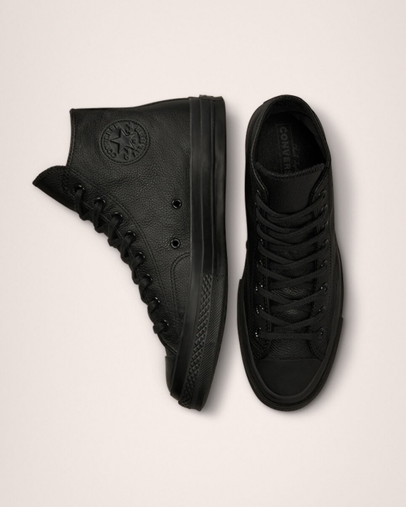 Converse Chuck 70 Tonal Cuir Noir Noir Noir | XL3190452