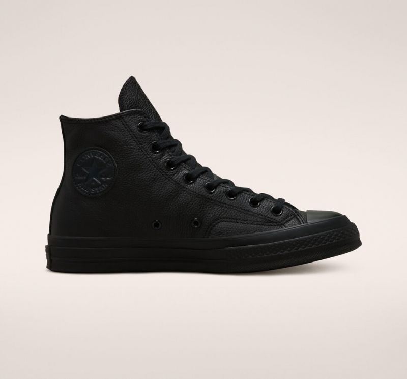 Converse Chuck 70 Tonal Cuir Noir Noir Noir | XL3190452