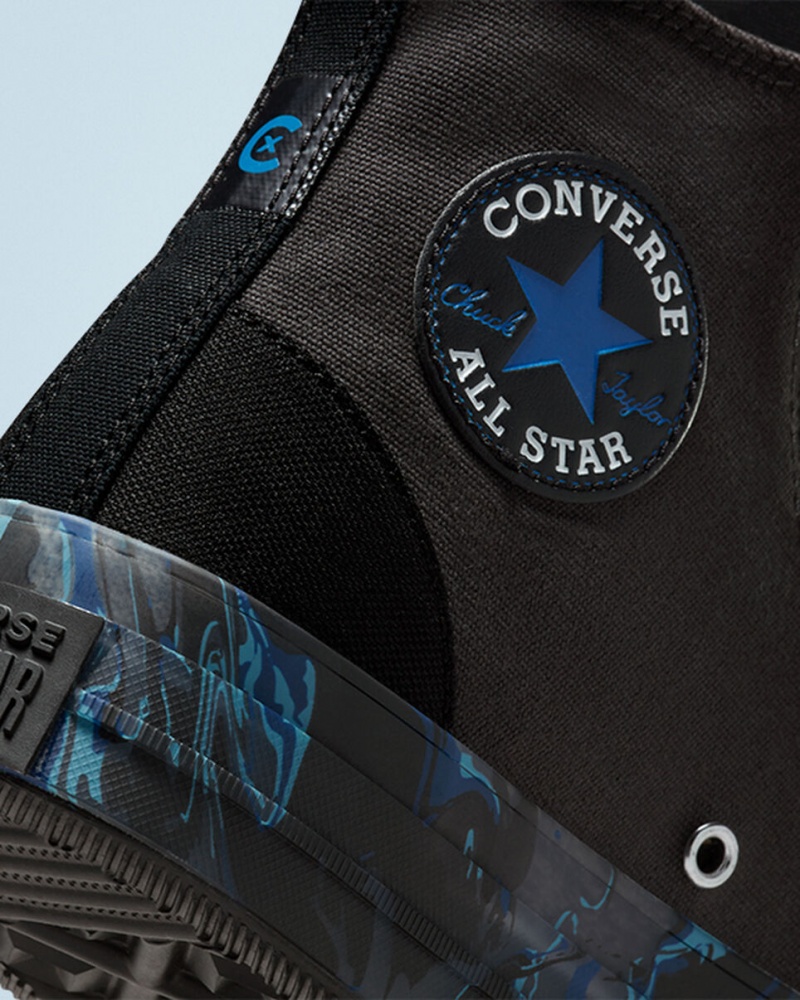 Converse Chuck Taylor All Star CX Marbled Noir Bleu Royal | AK7092358