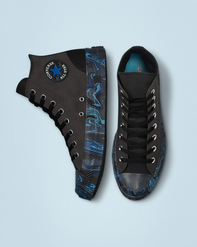 Converse Chuck Taylor All Star CX Marbled Noir Bleu Royal | AK7092358