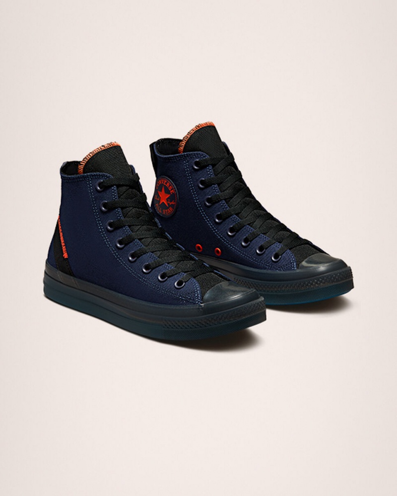 Converse Chuck Taylor All Star CX Stretch Tela Bleu Marine Noir Mangue | WA4371965